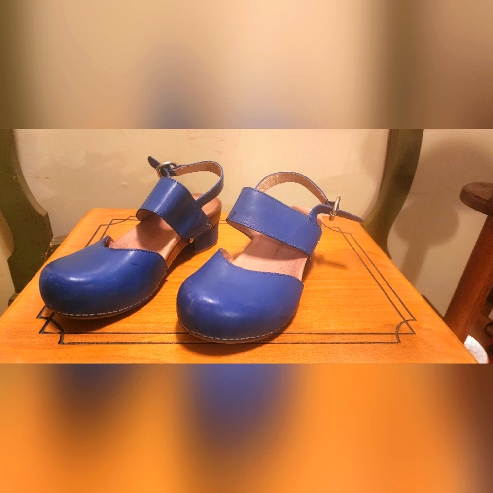 Dansko Malin sling-back clog heels 37